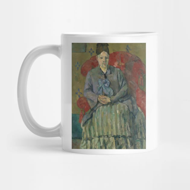 Madame Cezanne in a Red Armchair by Paul Cezanne by Classic Art Stall